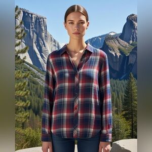 Bella Dahl Longsleeve Flannel Button Down